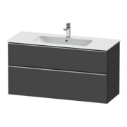 Duravit Meuble sous lavabo D-Neo 121x46,2 cm, ES chêne/gris m, 1 porte, 1 tiroir-1