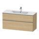 Duravit Meuble sous-lavabo D-Neo 121x46,2 cm, ES geb/Ei N, 1 porte, 1 tiroir-1