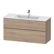 Duravit Meuble sous lavabo D-Neo 121x46,2 cm, ES laqué/Mat, 1 porte, 1 tiroir-1