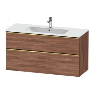 Duravit Meuble sous lavabo D-Neo 121x46,2 cm, g pol/Nu N, 1 porte, 1 tiroir