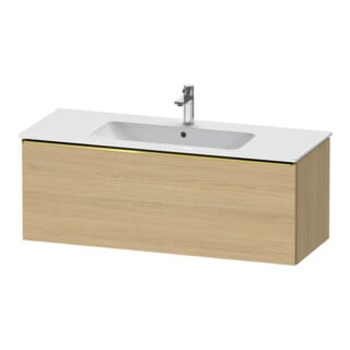 Duravit Meuble sous-lavabo D-Neo 121x46,2 cm, g pol/Oeuf Nat, 1 tiroir, suspendu