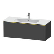 Duravit Meuble sous-lavabo D-Neo 121x46,2 cm, gris mat, 1 tiroir, suspendu-1