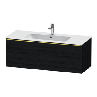 Duravit Meuble sous lavabo D-Neo 121x46,2 cm, gris perle/blanc œuf, 1 tiroir, suspendu