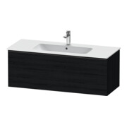 Duravit Meuble sous-lavabo D-Neo 121x46,2 cm, noir/blanc œuf, 1 tiroir, suspendu