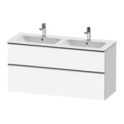 Duravit Meuble sous lavabo D-Neo 128x46,2 cm, 1 porte, 1 tiroir, blanc mat