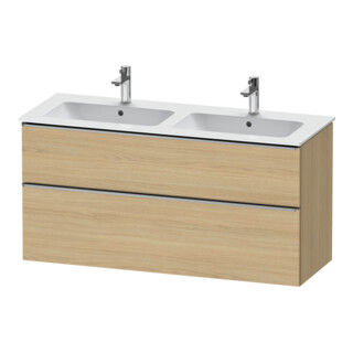 Duravit Meuble sous lavabo D-Neo 128x46,2 cm, 1 porte, 1 tiroir, chêne naturel