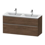 Duravit Meuble sous-lavabo D-Neo 128x46,2 cm, 1 porte, 1 tiroir, ES chêne naturel/foncé