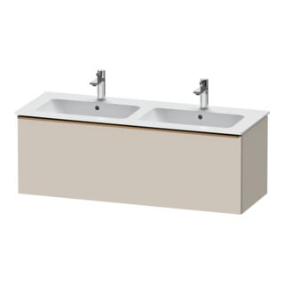 Duravit Meuble sous-lavabo D-Neo 128x46,2x44 cm, 1 porte, taupe mat