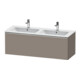 Duravit Meuble sous lavabo D-Neo 128x46,2x44 cm, 1 tiroir, suspendu, ch/Bas ma-1