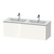 Duravit Meuble sous lavabo D-Neo 128x46,2x44 cm, 1 tiroir, suspendu, chr/blc hgl-1