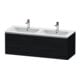 Duravit Meuble sous lavabo D-Neo 128x46,2x44 cm, 1 tiroir, suspendu, chr/chêne noir-1