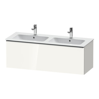 Duravit Meuble sous lavabo D-Neo 128x46,2x44 cm, 1 tiroir, suspendu, ES blanc brillant
