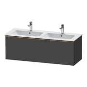 Duravit Meuble sous-lavabo D-Neo 128x46,2x44 cm, 1 tiroir, wd, b chêne/graphite ma