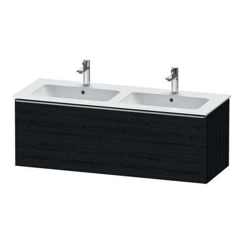 Duravit Meuble sous lavabo D-Neo 128x46,2x44 cm, 1 tiroir, wd, ES chêne noir
