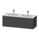 Duravit Meuble sous lavabo D-Neo 128x46,2x44 cm, 1 tiroir, wd, ES geb/Gra ma-1
