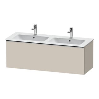 Duravit Meuble sous lavabo D-Neo 128x46,2x44 cm, 1 tiroir, wd, ES taupe mat