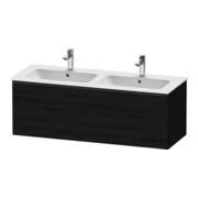 Duravit Meuble sous-lavabo D-Neo 128x46,2x44 cm, 1 tiroir, wd, noir/chêne sw-1