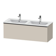 Duravit Meuble sous-lavabo D-Neo 128x46,2x44 cm, 1 tiroir, wd, noir/taupe ma-1