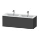 Duravit Meuble sous-lavabo D-Neo 128x46,2x44 cm, 1 tiroir, wd, sw/Grap ma-1