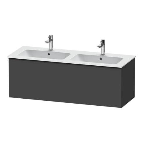 Duravit Meuble sous-lavabo D-Neo 128x46,2x44 cm, 1 tiroir, wd, sw/Grap ma