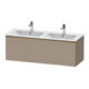 Duravit Meuble sous-lavabo D-Neo 128x46,2x44cm, 1 A, wd, bronze vieilli/lin-1