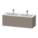 Duravit Meuble sous-lavabo D-Neo 128x46,2x44cm, 1 porte, wd, g pol/Basalte ma-1
