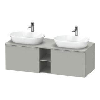 Duravit Meuble sous lavabo D-Neo 140x55 cm, 2 tiroirs, 1 porte, B bs, ES geb/gr ma