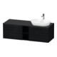 Duravit Meuble sous lavabo D-Neo 140x55 cm, 2 tiroirs, 1 porte, blanc/ blanc œuf-1