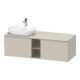Duravit Meuble sous-lavabo D-Neo 140x55 cm, 2 tiroirs, 1 porte, blanc laqué, ES geb/Ta ma-1