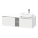 Duravit Meuble sous-lavabo D-Neo 140x55 cm, 2 tiroirs, 1 porte, droite, blanc mat/bois-1