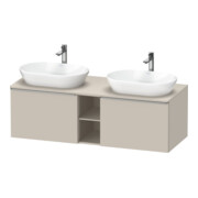 Duravit Meuble sous-lavabo D-Neo 140x55cm, 2 tiroirs, 1 porte, B bs, ES geb/Ta ma