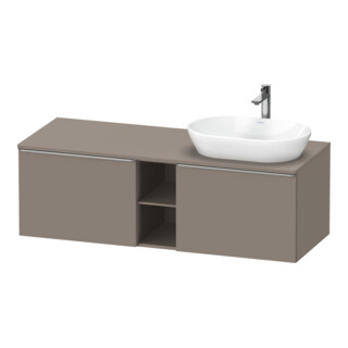 Duravit Meuble sous-lavabo D-Neo 140x55cm, 2 tiroirs, 1 porte, B R, ES geb/Bas ma