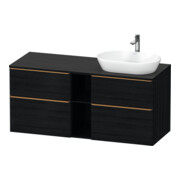 Duravit Meuble sous-lavabo D-Neo 140x55cm, 2 tiroirs, 2 portes, blanc mat-1