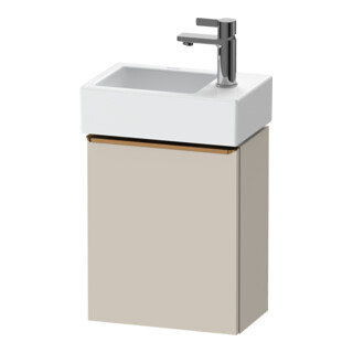Duravit Meuble sous lavabo D-Neo 36,4x22,2x44 cm, 1 porte, à droite, b laqué/Ta ma