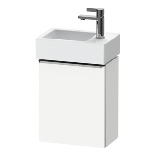 Duravit Meuble sous lavabo D-Neo 36,4x22,2x44 cm, 1 porte, à droite, blanc mat