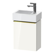 Duravit Meuble sous lavabo D-Neo 36,4x22,2x44 cm, 1 porte, à droite, blanc poli/haut brillant