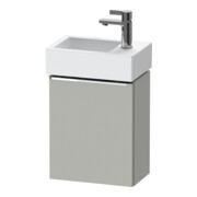 Duravit Meuble sous lavabo D-Neo 36,4x22,2x44 cm, 1 porte, à droite, chr/Bet ma-1
