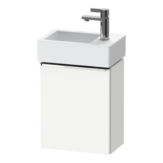 Duravit Meuble sous-lavabo D-Neo 36,4x22,2x44 cm, 1 porte, à droite, chr/blanc mat