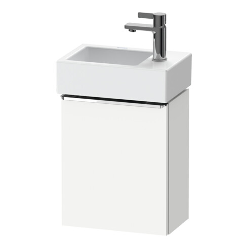 Duravit Meuble sous-lavabo D-Neo 36,4x22,2x44 cm, 1 porte, à droite, chr/blanc mat