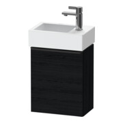 Duravit Meuble sous-lavabo D-Neo 36,4x22,2x44 cm, 1 porte, à droite, noir/ébène noir