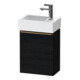 Duravit Meuble sous lavabo D-Neo 36,4x22,2x44 cm, 1 porte, à gauche, blanc brillant/éclat œuf-1