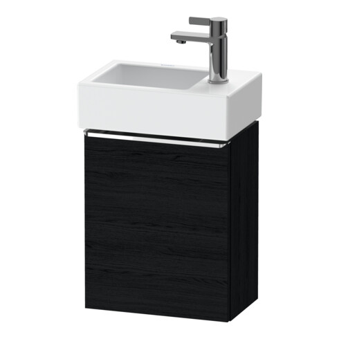 Duravit Meuble sous-lavabo D-Neo 36,4x22,2x44 cm, 1 porte, à gauche, ch/blanc œuf