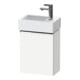 Duravit Meuble sous-lavabo D-Neo 36,4x22,2x44 cm, 1 porte, à gauche, chr/blanc mat-1