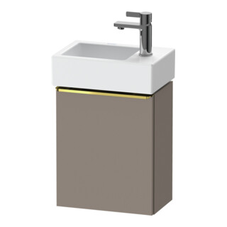 Duravit Meuble sous lavabo D-Neo 36,4x22,2x44 cm, 1 porte, à gauche, g pol/Bas m