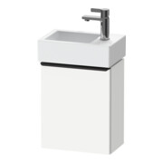 Duravit Meuble sous-lavabo D-Neo 36,4x22,2x44 cm, 1 porte, à gauche, noir/blanc mat