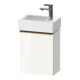 Duravit Meuble sous-lavabo D-Neo 36,4x22,2x44cm, 1 porte, à droite, blanc brillant-1