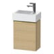 Duravit Meuble sous lavabo D-Neo 36,4x22,2x44cm, 1 porte, à droite, brillant polaire/Ei N-1