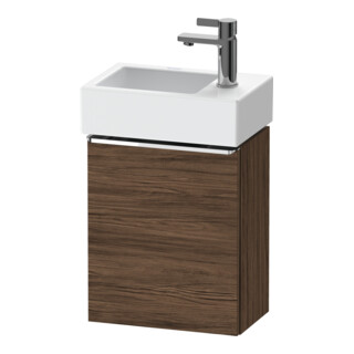 Duravit Meuble sous lavabo D-Neo 36,4x22,2x44cm, 1 porte, à droite, ch/nb foncé