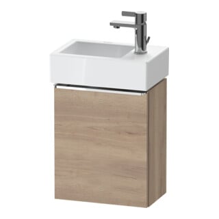 Duravit Meuble sous lavabo D-Neo 36,4x22,2x44cm, 1 porte, à droite, chêne/oeuf marbré
