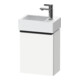 Duravit Meuble sous lavabo D-Neo 36,4x22,2x44cm, 1 porte, à droite, noir/blanc mat-1